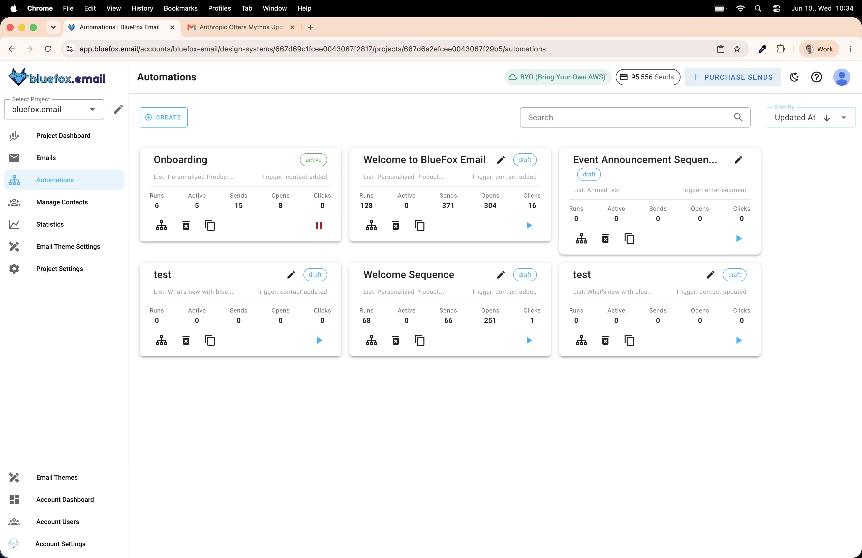 Create a new automation
