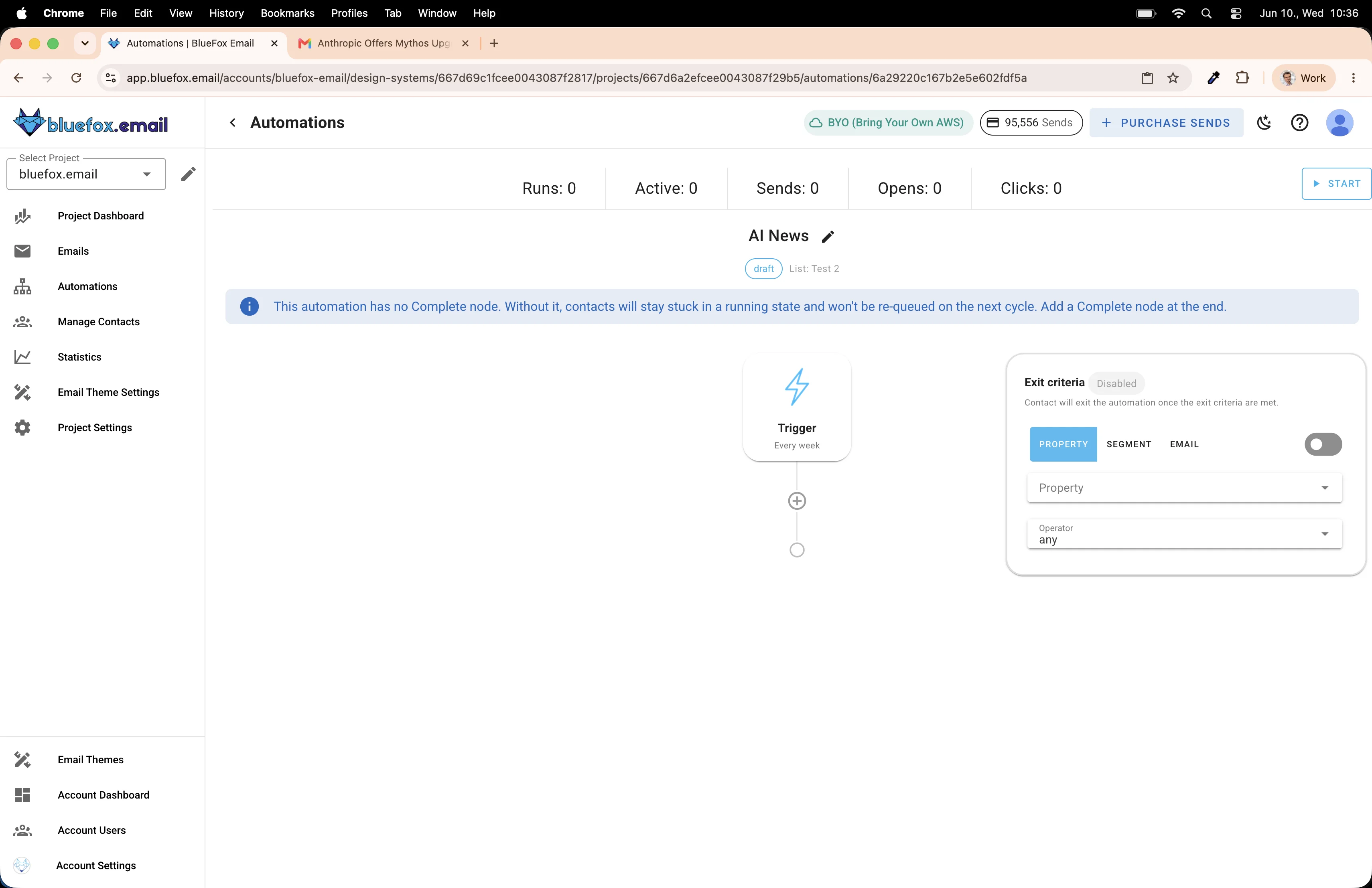 Automation editor