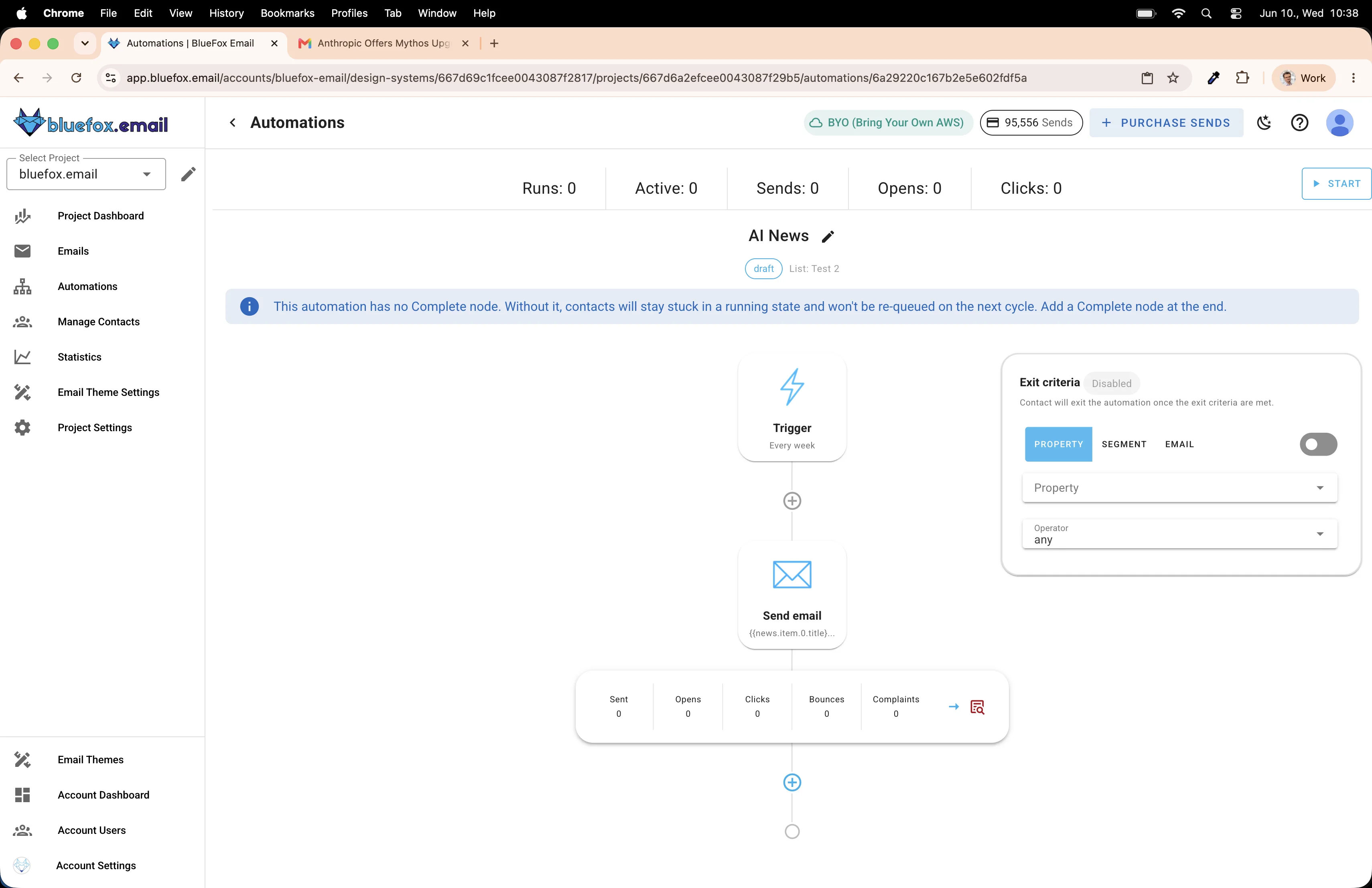 Automation editor press plus again