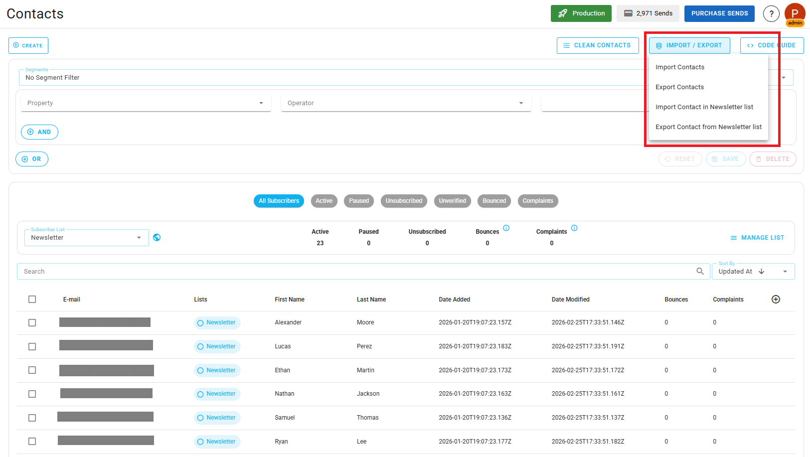 CSV Import Mapping