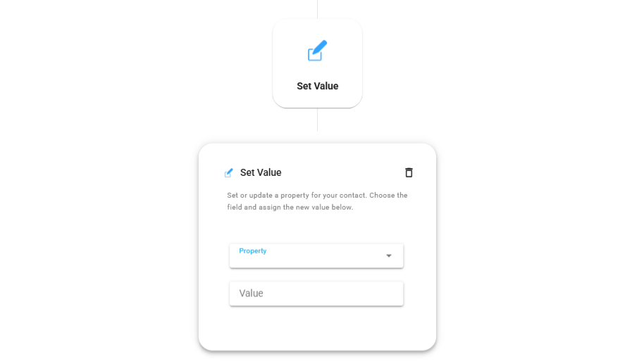 Automation node set value card Icon