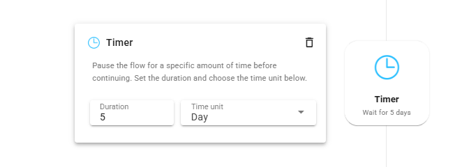Automation node timer card Icon