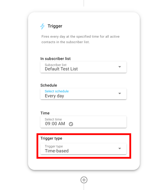 Automation node trigger card Icon